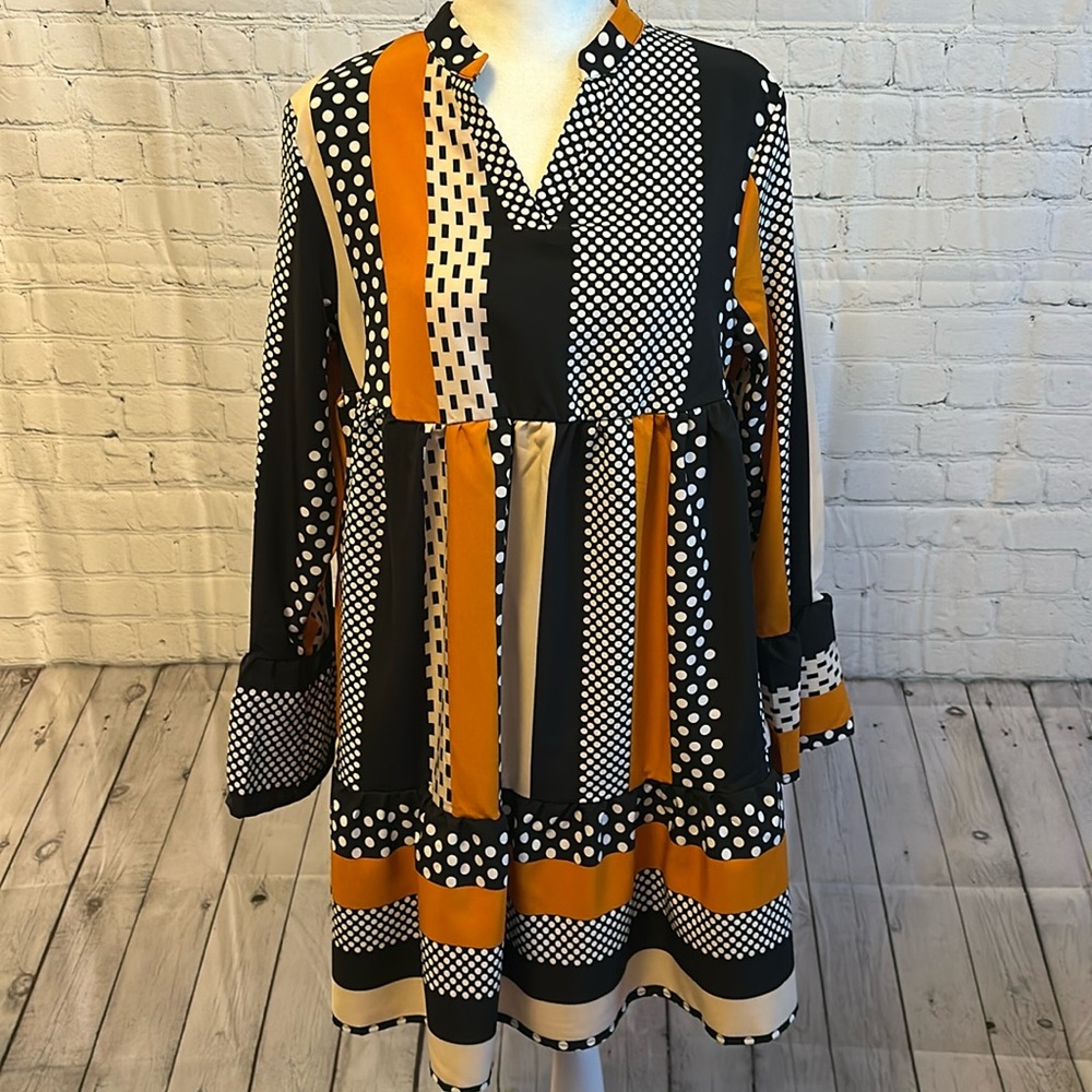 Tiered ruffle dress